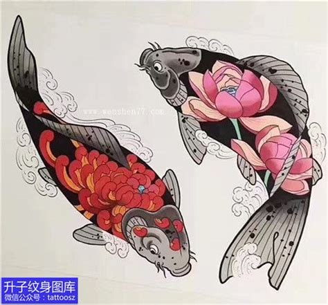 雙鯉魚刺青意思|鯉魚刺青的隱藏含義